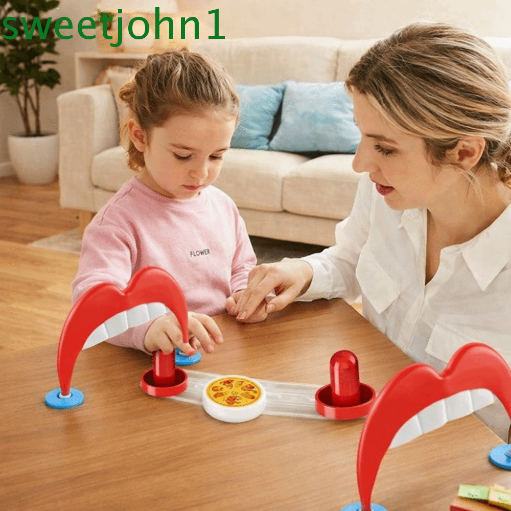 SWEETJOHN เกมฮอกกี้พิซซ่า, เล่นการแข่งขัน Push Action Ice Hockey Board Game, ของเล่นเพื่อการศึกษา Fa