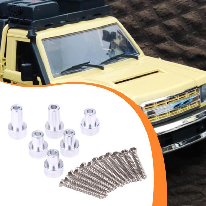 [szgrqkj3] รีโมทคอนโทรลอุปกรณ์เสริมเปลือกอลูมิเนียมคอลัมน์ผู้ถืออะไหล่สําหรับ MN82 LC79 1 12 RC รถไฟ