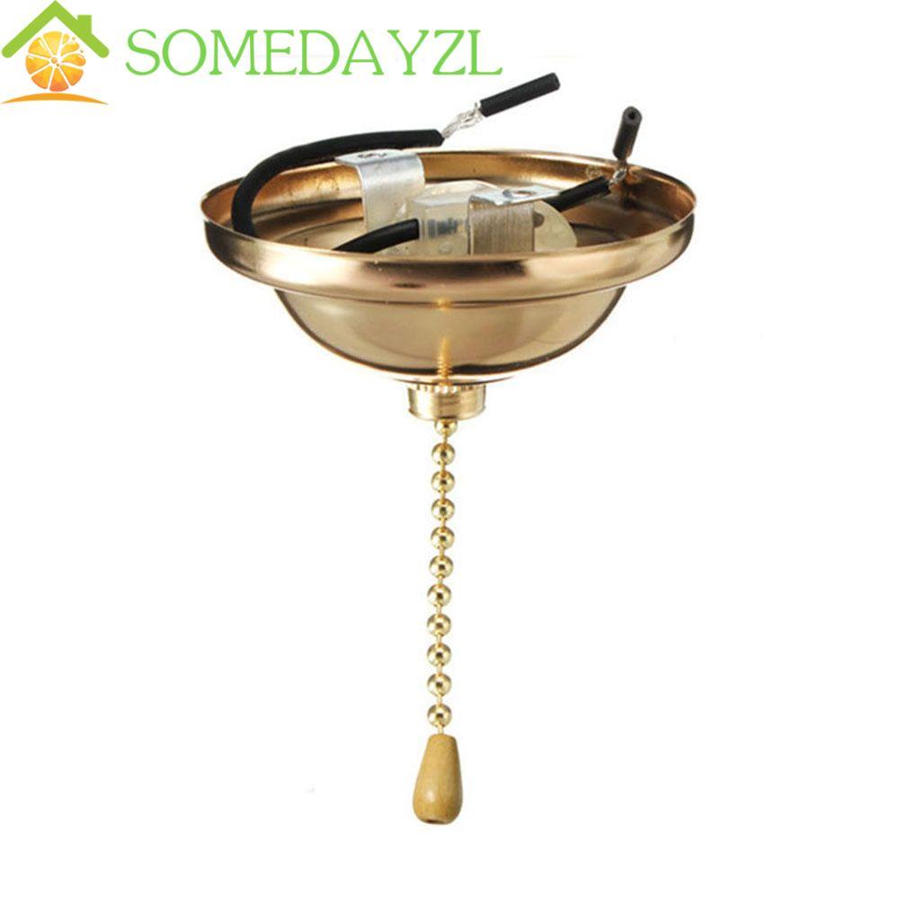 SOMEDAYZL สวิทช์โคมไฟติดผนัง 3A/220V-250V เปลี่ยนที่มีประโยชน์จี้พัดลมดึงสายไฟ