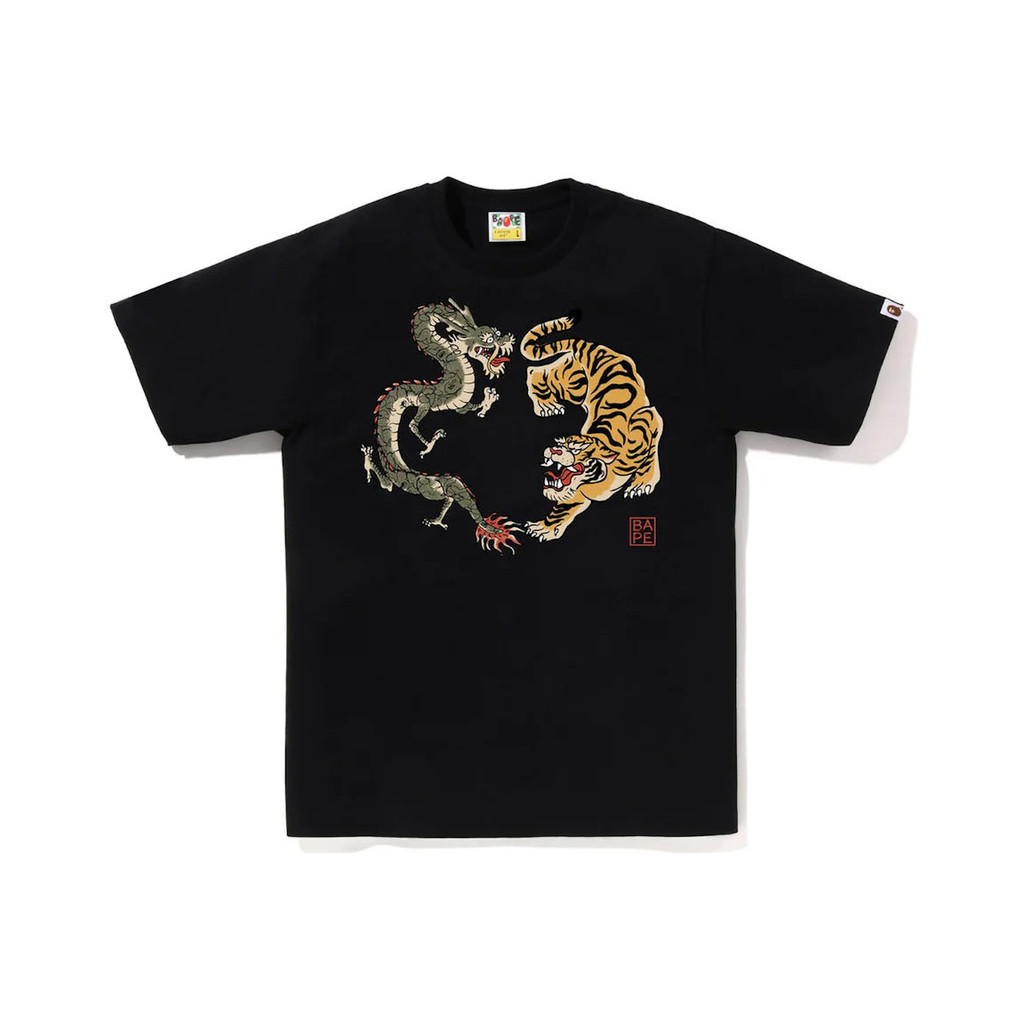 เสื้อยืดเสือและมังกร BAPE Japan Culture