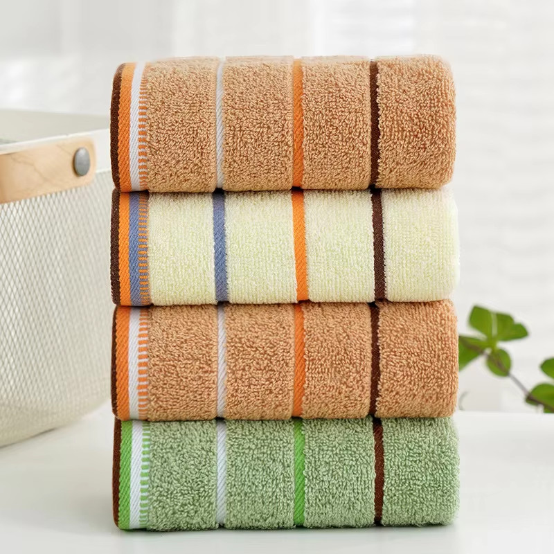 100% Cotton Thickened Hand & Face Towels - Super Absorbent for Bathroom/Hotel/Travel, Soft Hair Towe