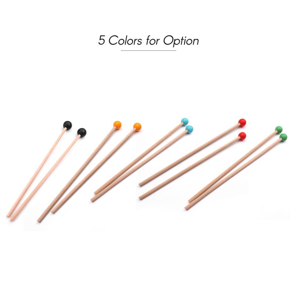 Musicalhome-MY fangzi 1 คู่ Professional Xylophone Marimba Mallet Drumsticks Percussion อะไหล่ความยา