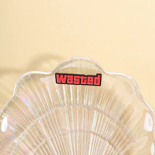 GTA Wasted Pin Badge สัญลักษณ์คลาสสิกสำหรับสะสมและสวมใส่