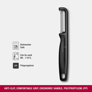 Victorinox Iota Peeler Straight Double Edge มีดปอก มีดปอกเปลือก ผักและผลไม้ มีดปอกผลไม้ แบบใบมีดเรียบ (6.0942)