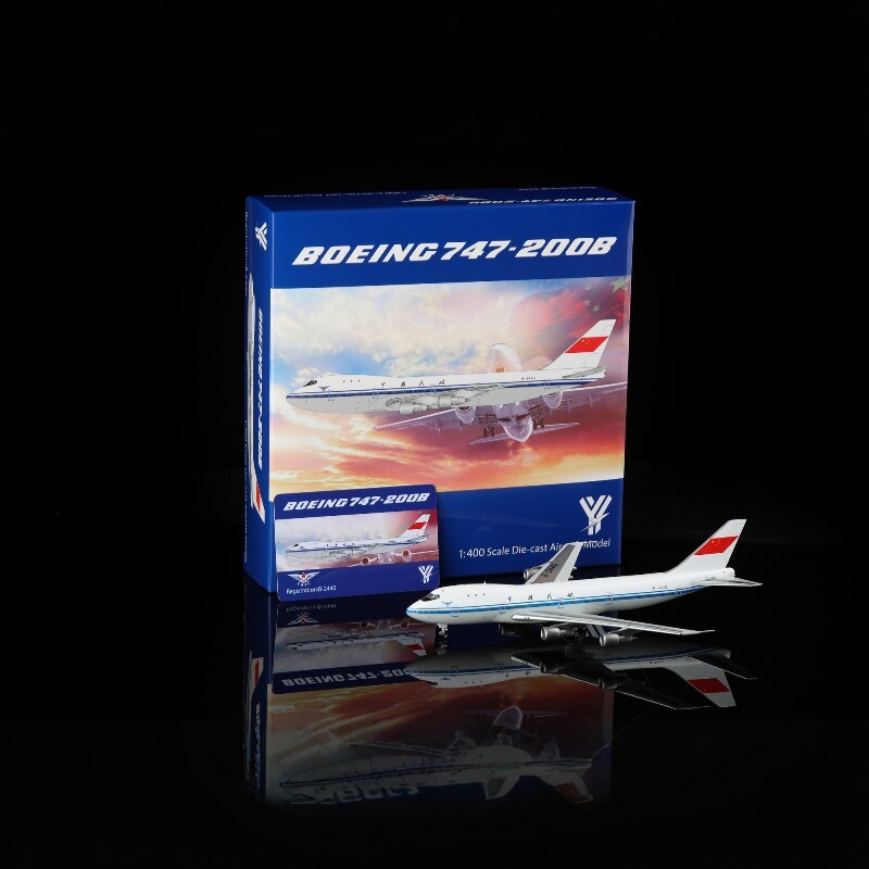 YY Wings 1/400 B-2440 Chinese Civil Airlines Boeing B747-200B Alloy Airliner รุ่น