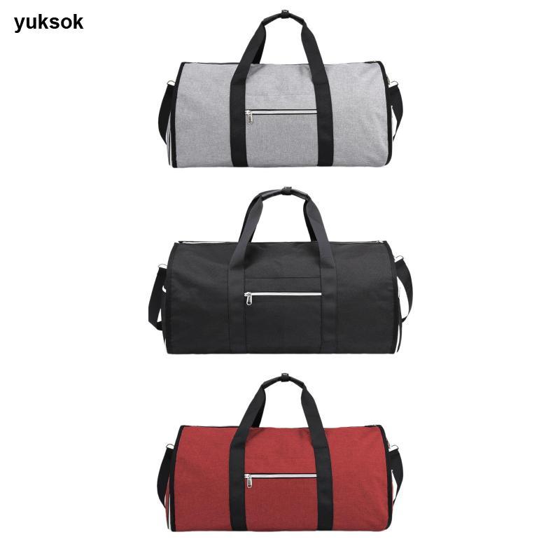 [yuksok] Garment Duffel Bag Weekend Bag Travel Duffel Bag for Outdoor Hiking Holiday
