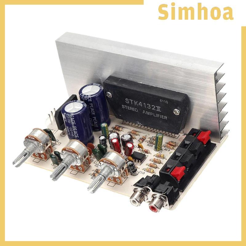 [SIMHOA] DC 12V DX0408 ดิจิตอลเสียงเครื่องขยายเสียงสเตอริโอโมดูลบอร์ด DIY 100W