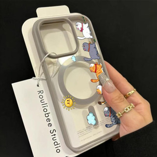 เคสโทรศัพท์ลายแมวน่ารักสำหรับ iPhone 13 Pro/11/12 Pro Max/14…
