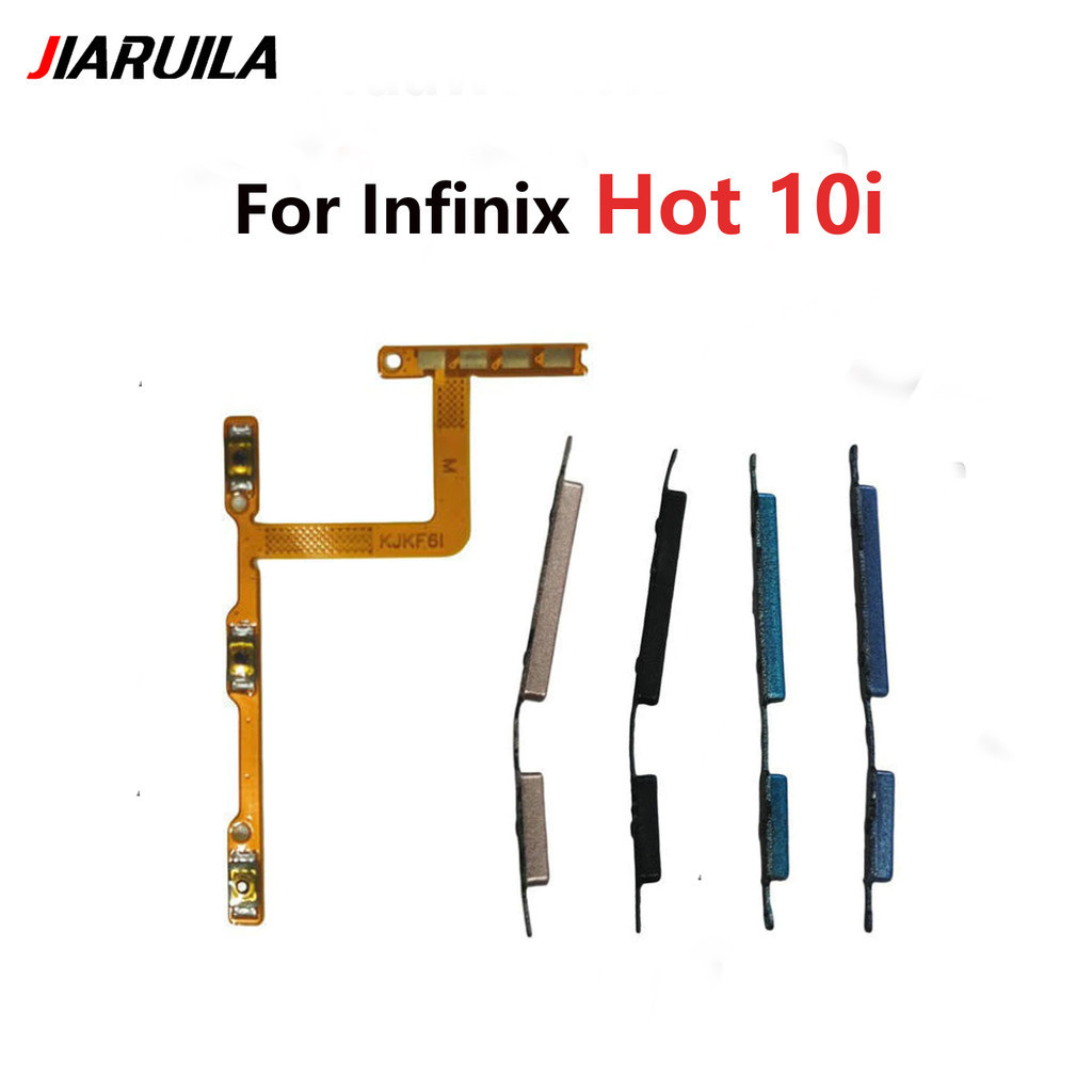 ปิดปุ่มปรับระดับเสียงปุ่มปุ่ม Flex สําหรับ Infinix Hot 10i X659 X659B X658B PR652B X658E PR652C