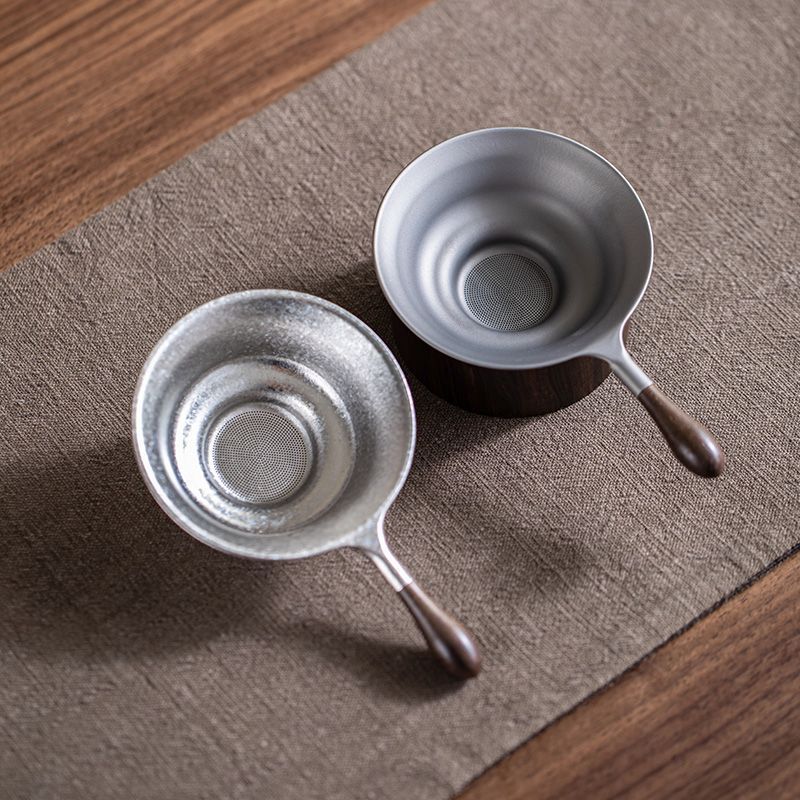 Pure Titanium Tea Leak Tea Strainer Ultra-Fine Single Tea Strainer Tea Set Accessories Tea Separator