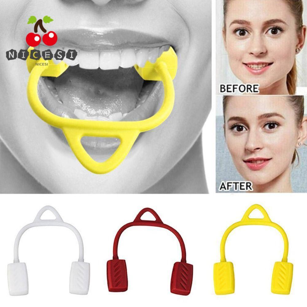 NICESI Jaw Exerciser, ซิลิกาเจลเกรดอาหาร Jawline Exerciser คอ Toning, อัพเกรดผู้หญิงผู้ชาย 30/40/50l