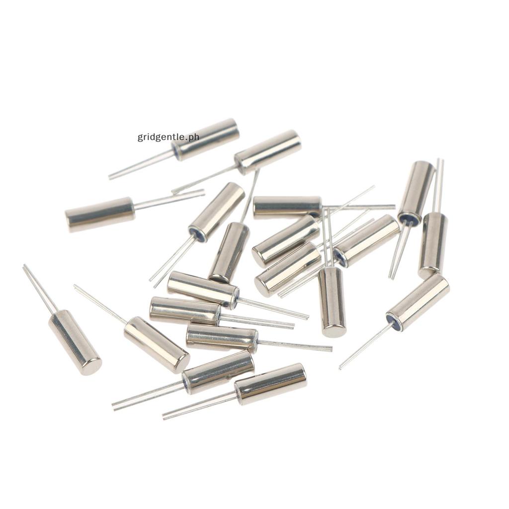 20 ชิ้นความแม่นยําสูง 32.768 KHz 32768HZ ปรับส้อมนาฬิกาคริสตัล 12.5PF 3 มิลลิเมตร X 8 มิลลิเมตร