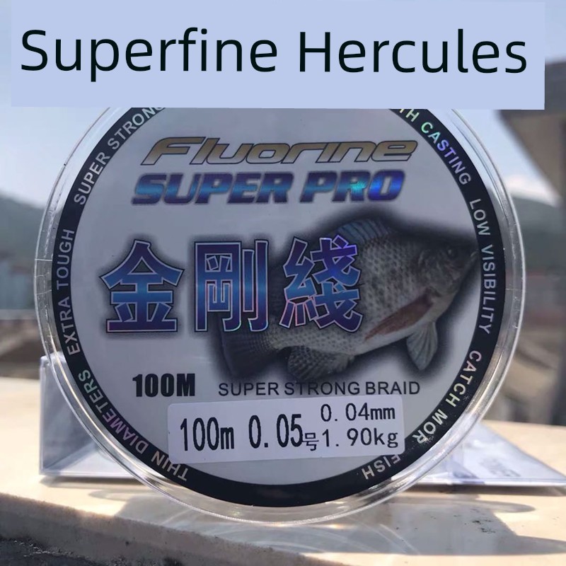 สาย pe ถัก 4 สาย pe ถัก 8 จมอยู่ใต้น้ํา Superfine pe Line Dali Horse Fishing Line No. 0.05 เบอร์ 0.1