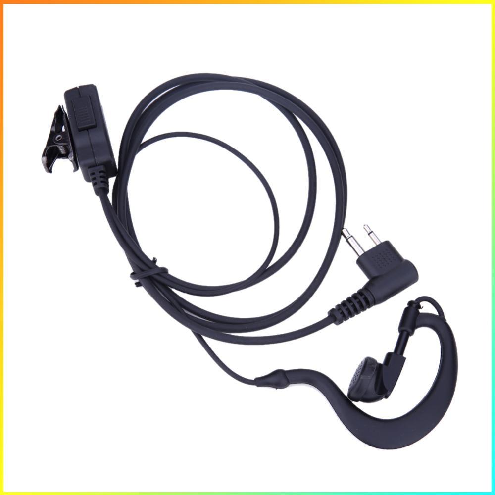 รถมอเตอร์ไซค์รถยนต์★ 1m Air Tube แบบพกพา 2-Pin PTT Mic สําหรับ Motorola CB วิทยุ CP88 CP040 CP100 CP