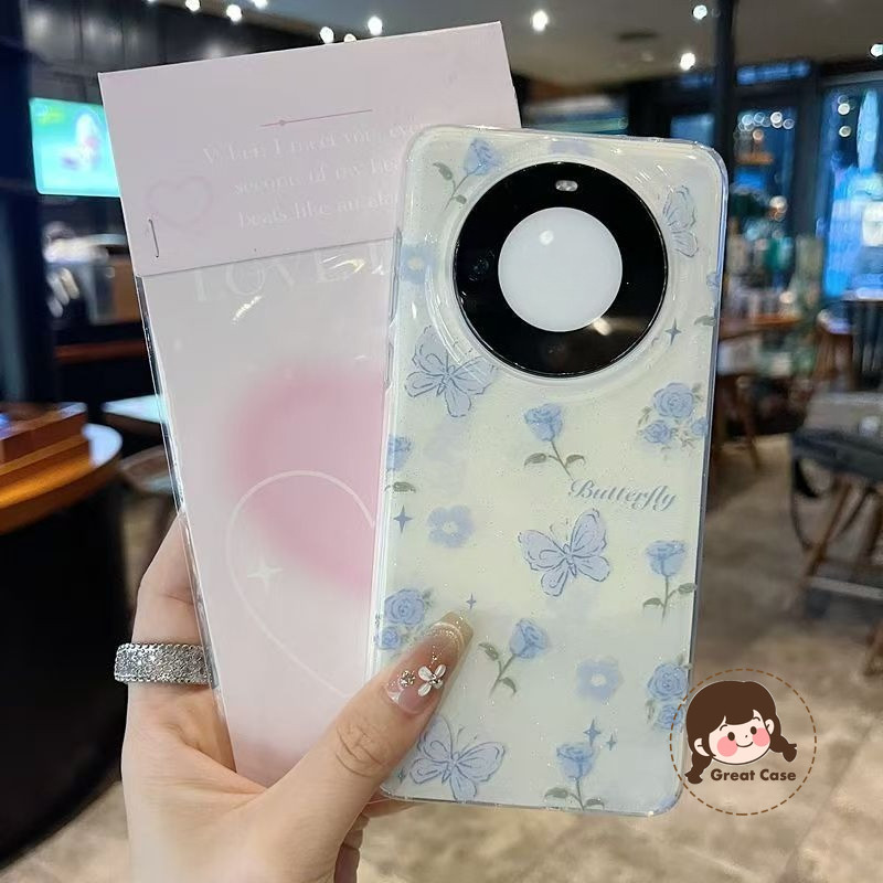 ใหม่ฤดูใบไม้ผลิผีเสื้อ Rose สีขาวเคสโทรศัพท์สําหรับ OPPO A6 A5 2025 A3 energy A2 A1 Pro GT A6i A5x A