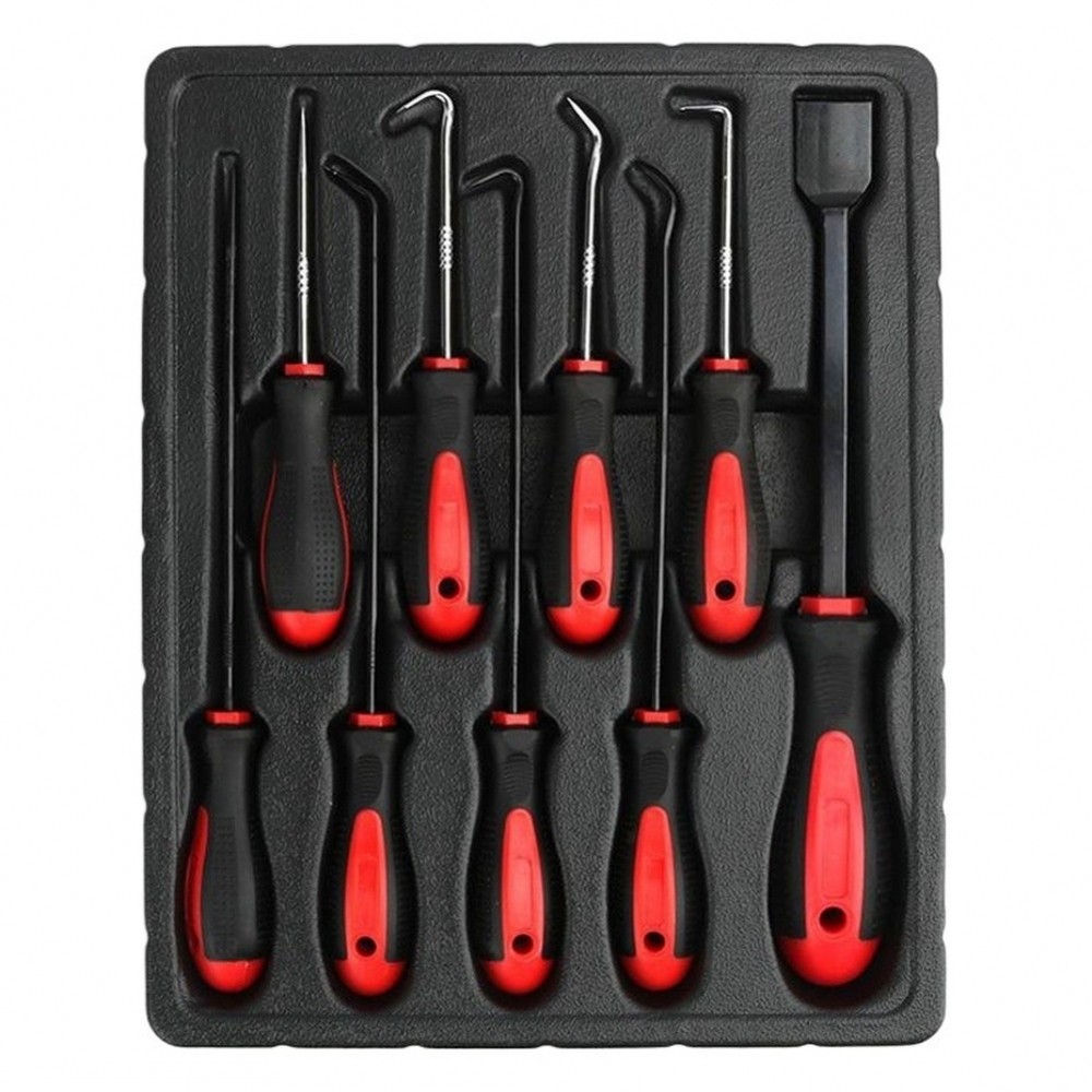 9 ชิ้น O แหวนตะขอชุดสําหรับซ่อมรถยนต์เครื่อง CNC 4S Shop Construction Alloy