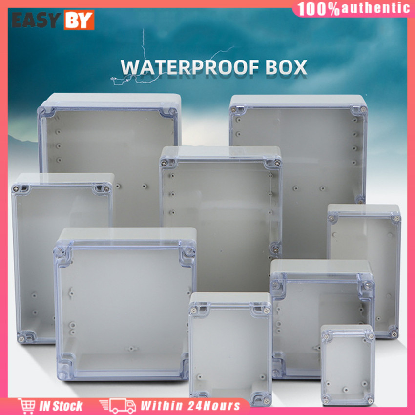 กล่องพลาสติกอิเล็กทรอนิกส์ กันน้ําIP65 ฝาใส  ร้านอยู่ที่ไทย