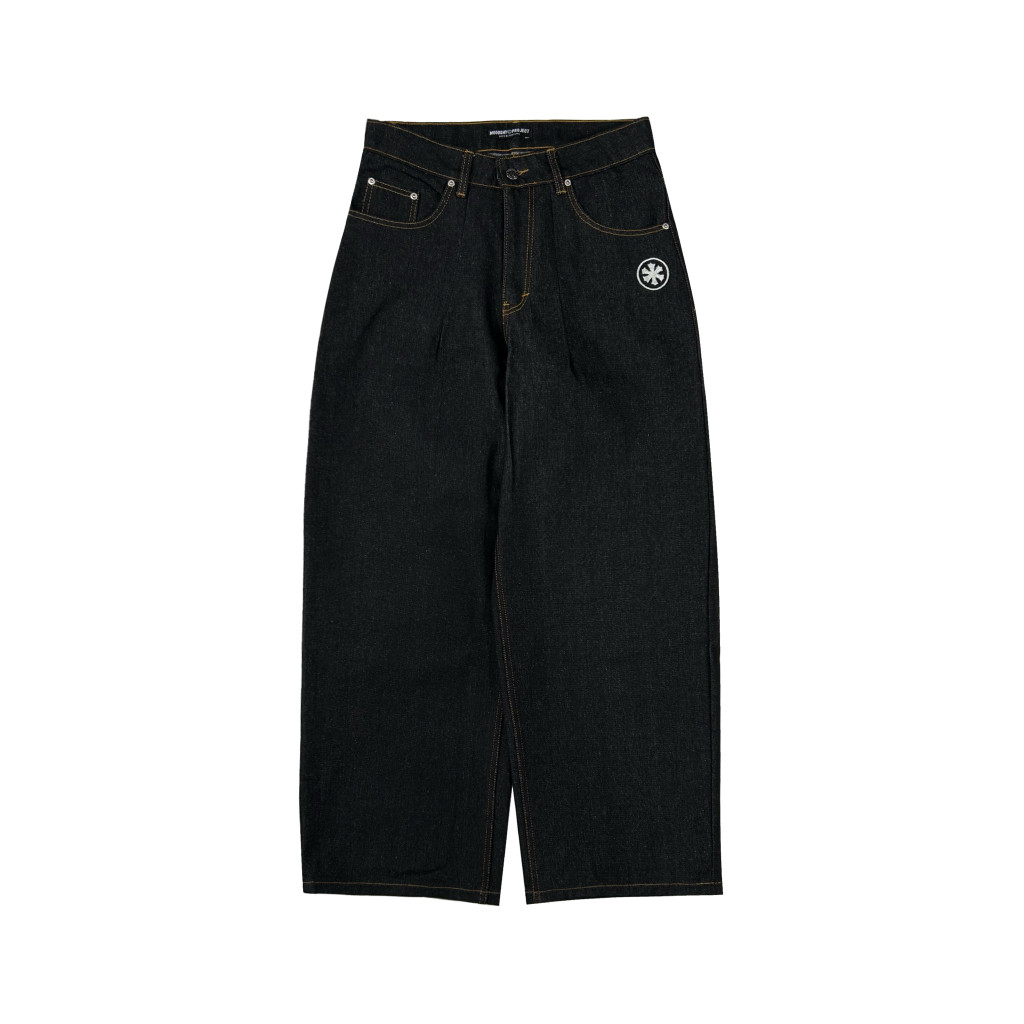RAW DENIM BAGGY BLACK OSAKA MOODDAY PROJECT