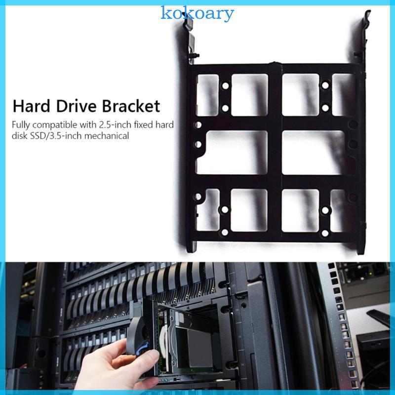 KOK HDD SSD Cage Rack 2 5 นิ้ว 3 5 นิ้ว HDD กล่อง SSD Bracket Holder Pull Out Guide