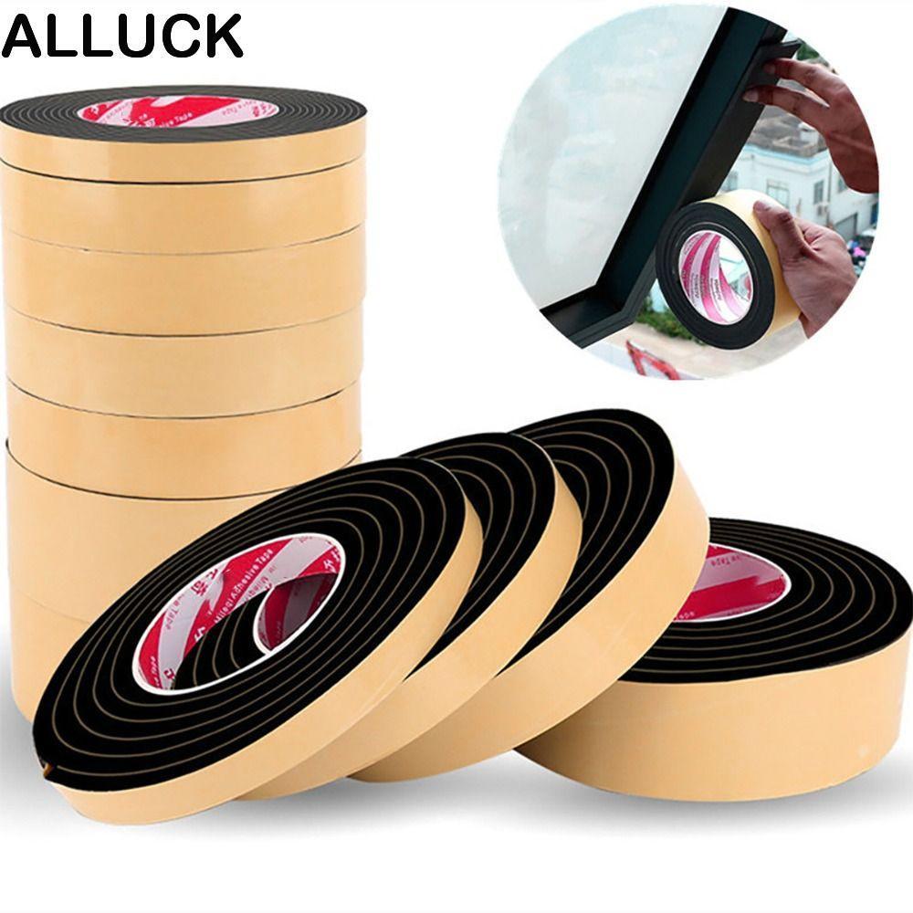 ALLUCK เทปโฟมกันลมกันฝุ่น หนา 10M - แถบปิดผนึกประตูหน้าต่าง - กาวหน้าเดียว ติดแน่น ทนทาน