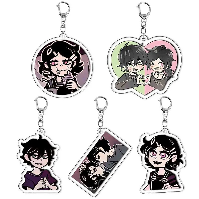 The Coffin of Andy และ Leyley เกมอะคริลิค Mica พวงกุญแจ Andy และ Leyley Shape กระเป๋าเป้สะพายหลังตกแ