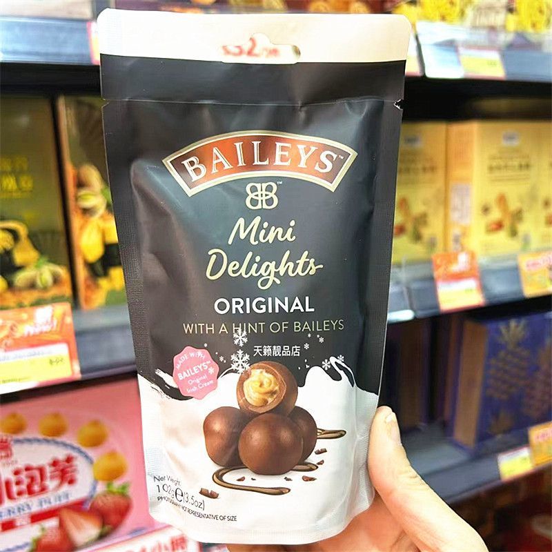 ฮ่องกง Daigou UK นําเข้า Baileys Baileys Truffle Soft Chocolate 102g ถุงช็อกโกแลตนม LS31326 @