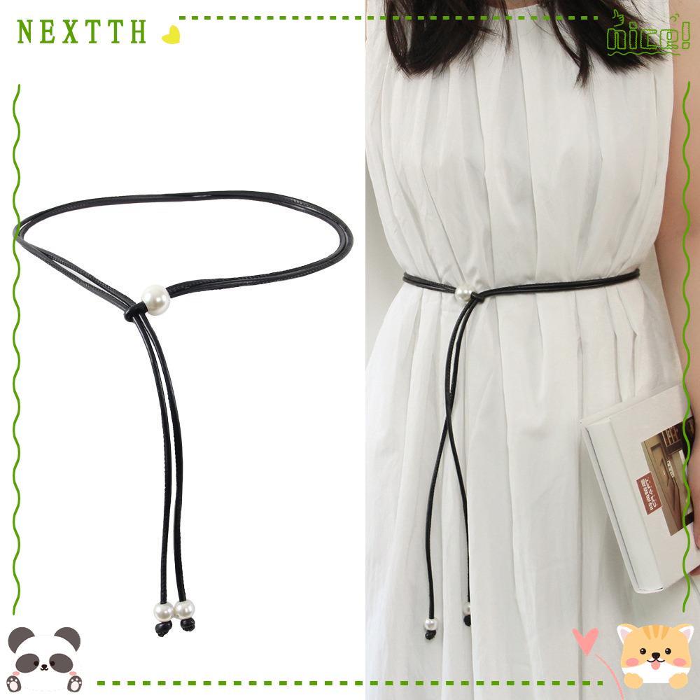 NEXTTH เข็มขัดเอว, เอว-Cinching เชือกเอวบาง, สายรัดกระโปรงกลม Peal ผู้หญิง