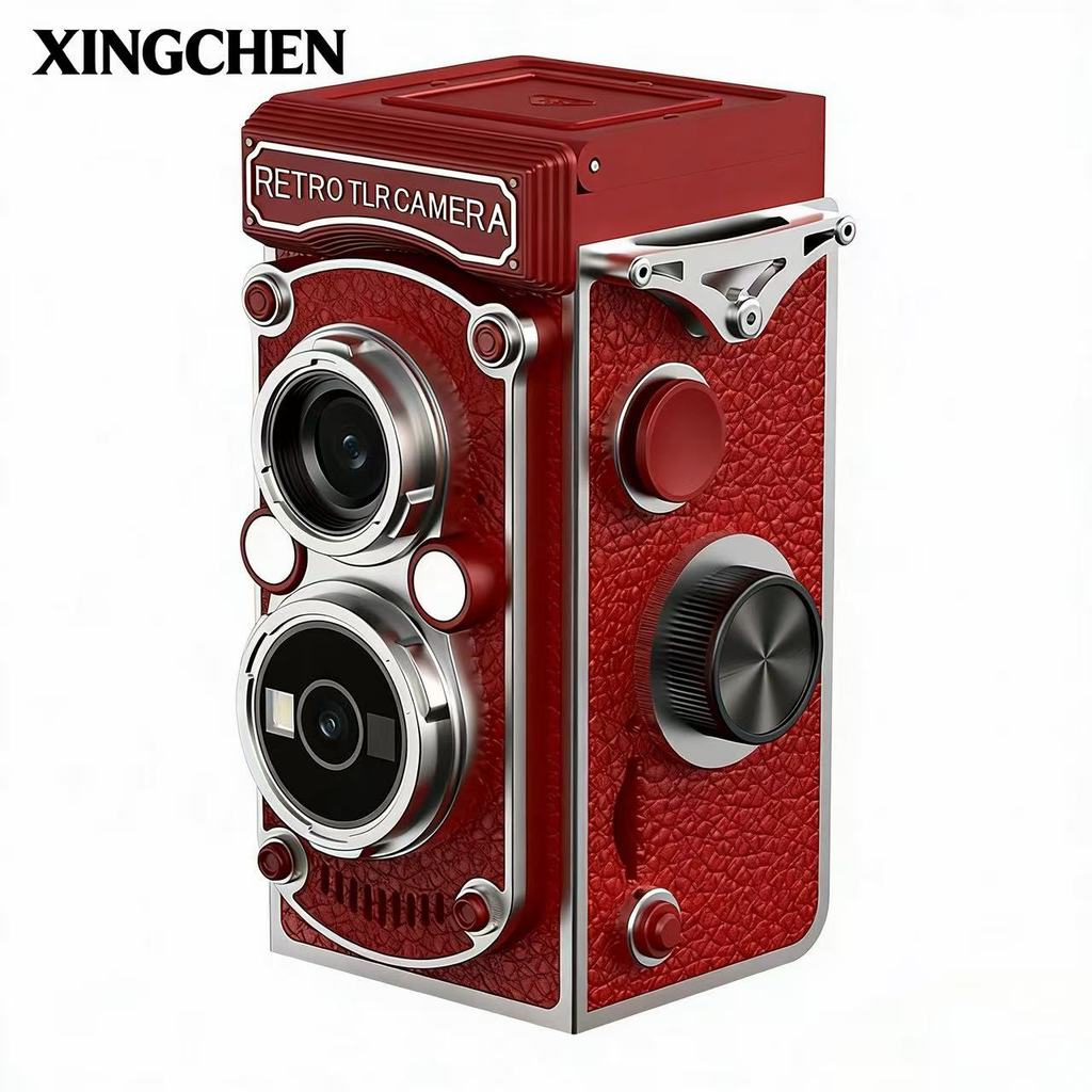 XINGCHEN Vintage Digital Camera Autofocus 64MP, 1080P FHD Video Vlogging กล้องแบบพกพาสําหรับคริสต์มาสวันเกิด Ideal ของขวัญ