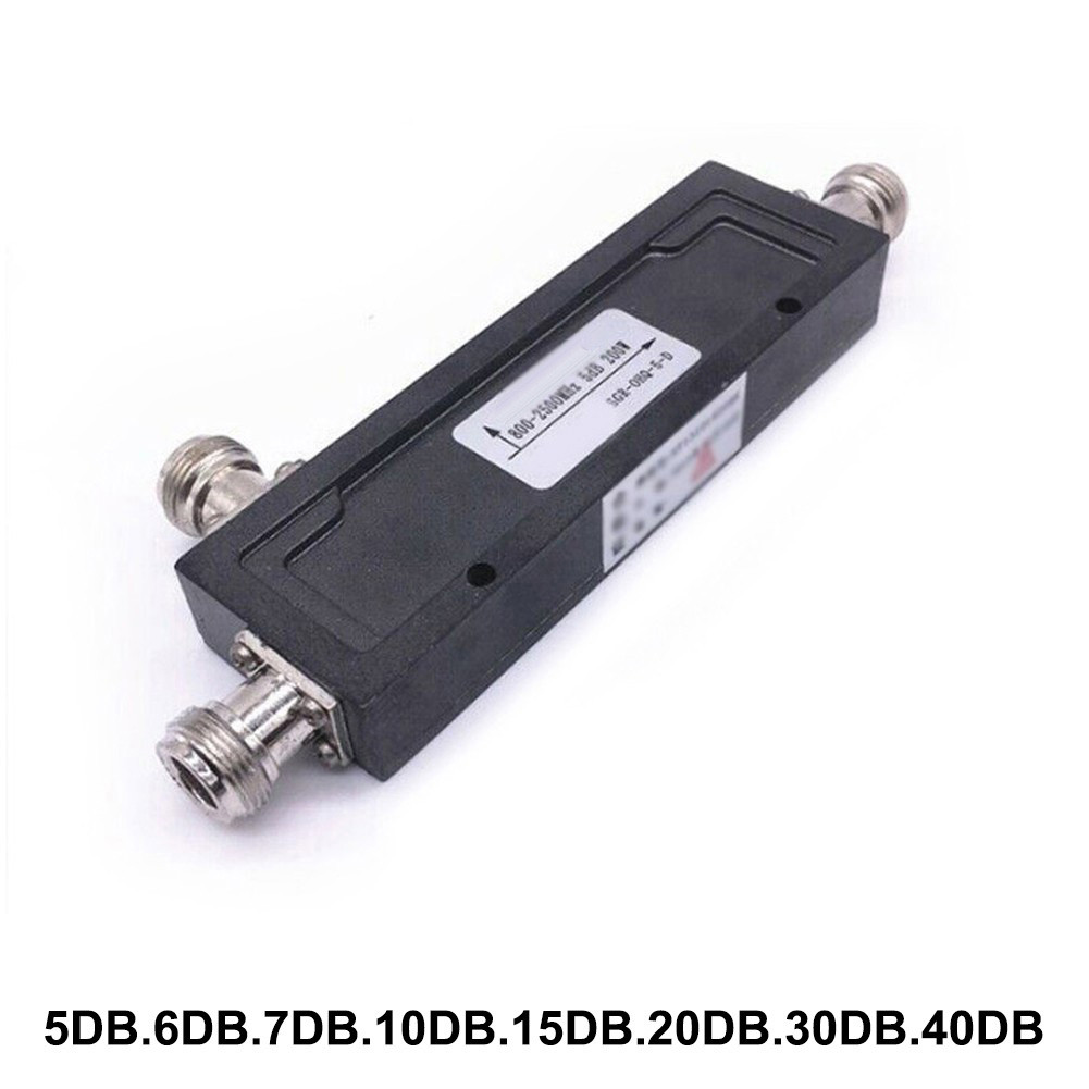 ⭐อ้าวนะสแฟนแฟนแฟนคลับเร⭐ใหม่ N-Type หญิง RF Coaxial Directional Coupler 800-2500MHz 200W 5dB ~ 40dB