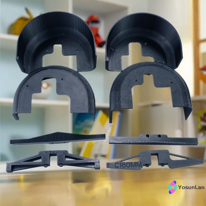 YosunLan] 1 ชุด Fender Lining สําหรับ Mjx 7303 Hyper Go 1/7 Rc รถ Citroen C3 RC รถ Off-road Tru อัพเกรดจําลองด้านหน้าด้านหลัง Fenders ใหม่