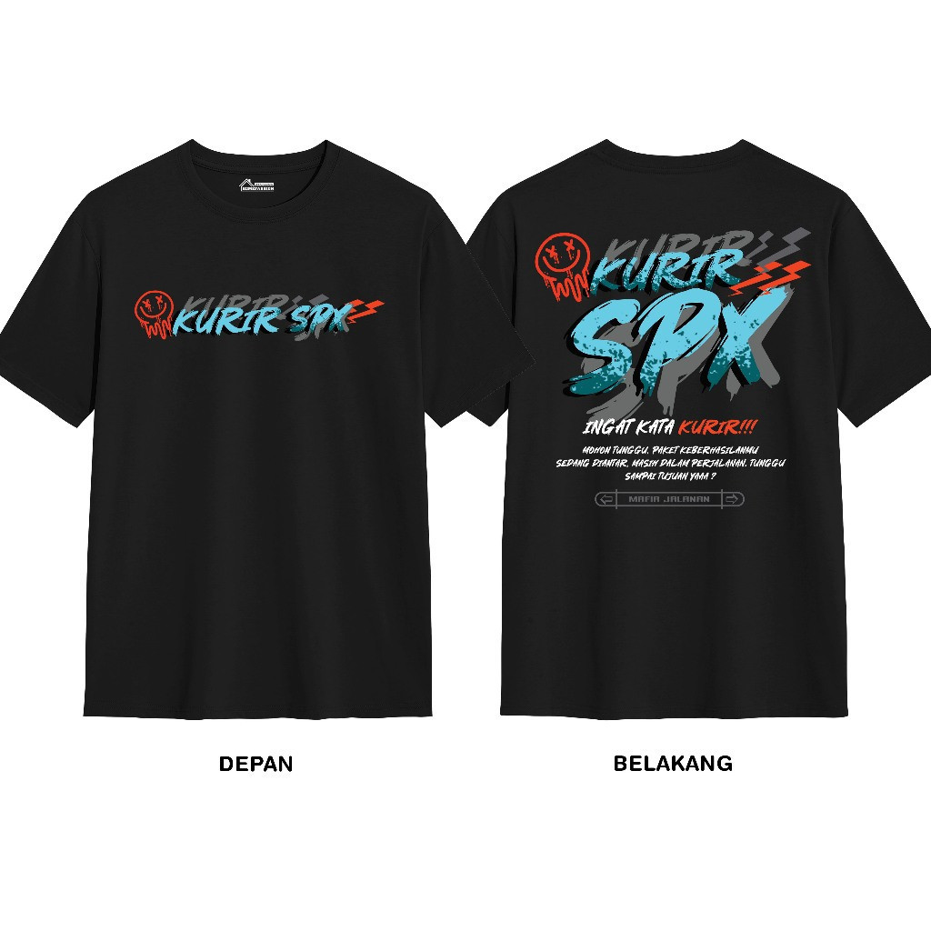 [HOT] Shoppee Express Mafia Street Memory Courier Words T-Shirt - SPX Sopee Expedition Package Couri