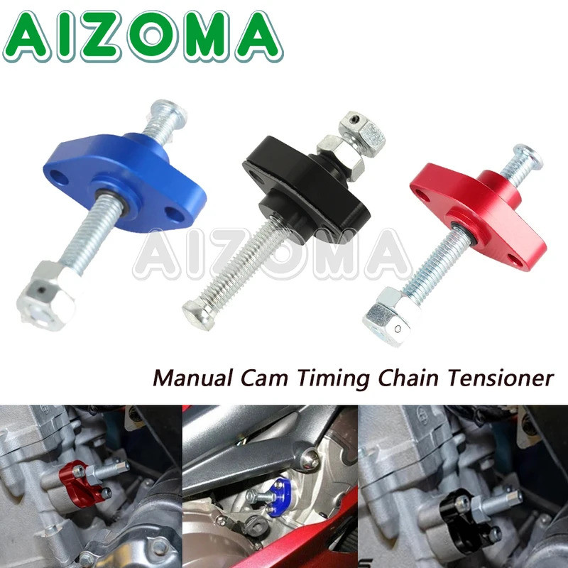CNC คู่มือ Cam Chain Tensioner พร้อมปะเก็นสําหรับ Honda CBR 600F3/F4/F4I CBR900RR CBR1100XX VF750C V