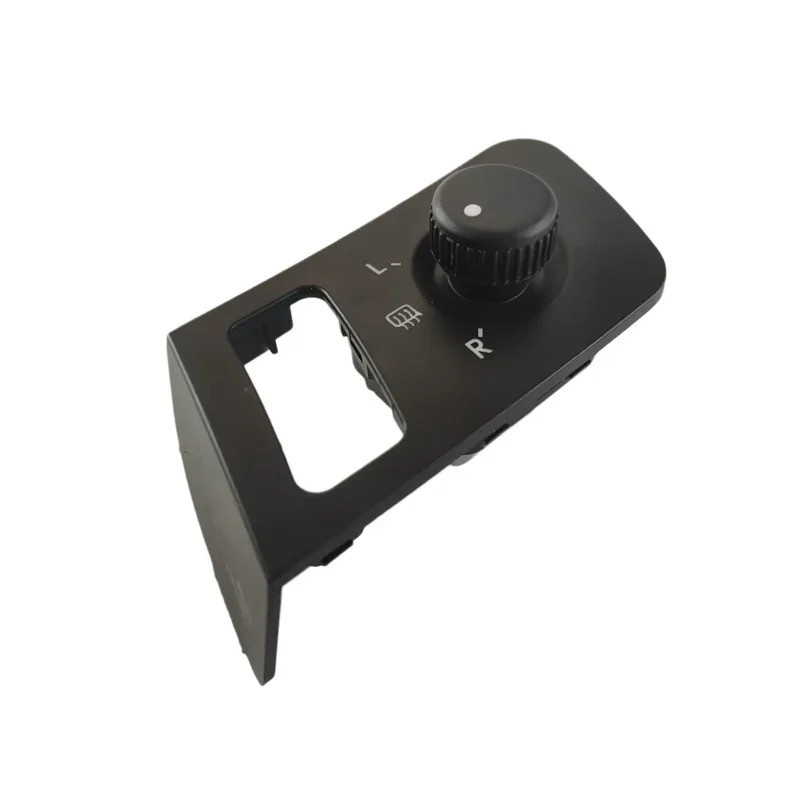 ซ้าย Chrome กระจกมองหลังปรับปุ่มลูกบิดสําหรับ Volkswagen Caddy 2k Touran 1t 2005 - 2016 1T1 959 552/