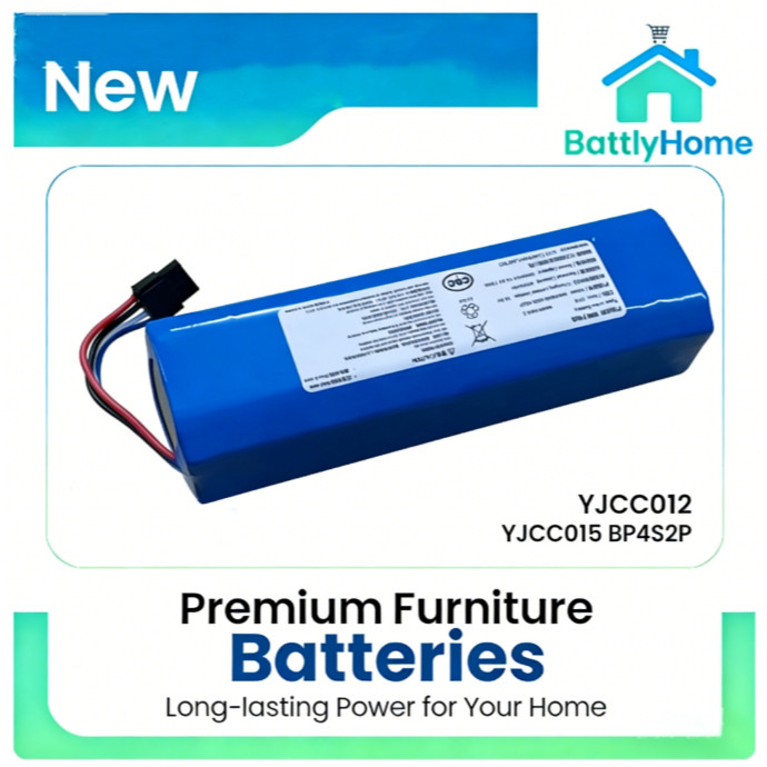 Lithium Battery for Narwal J3/J4 Robot Vacuum Cleaner, Original Accessory YJCC012 BP4S2P YJCC015