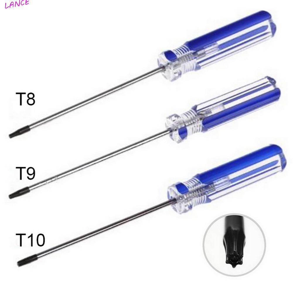 LANCE ไขควงความปลอดภัย DIY T8 T9 T10 Torx ไขควงเครื่องมือซ่อมเครื่องมือ