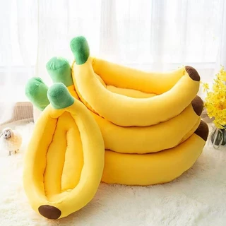 Mango ที่นอนแมว ที่นอนสุนัข ที่นอนกล้วย ที่นอนสัตว์เลี้ยง สุนัข หมา แมว เบาะแมว เบาะหมา เบาะกล้วย ซักทําความสะอาดได้