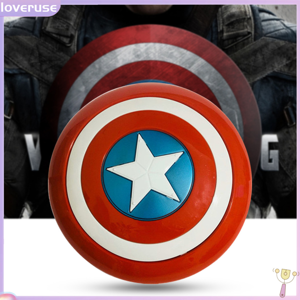 /LOV/ Shield-Toy Collectable Smooth Surface Multifunctional Avengers Captain American Plastic Shield-Toy for Halloween