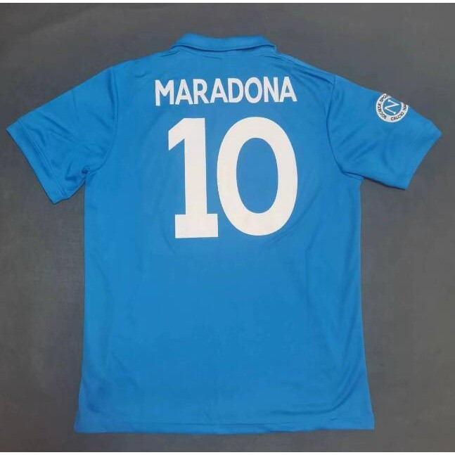 87-88 Home Retro Soccer jerseys MARADONA Football