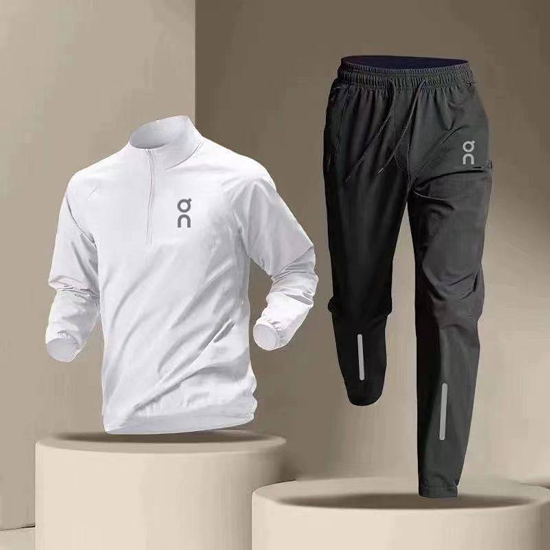 Cycling Sports Suit Training Quick-Drying Sports Outdoor Top Sports Long-Sleeved Jacket Running Track and Field Fitness Clothes S6lr