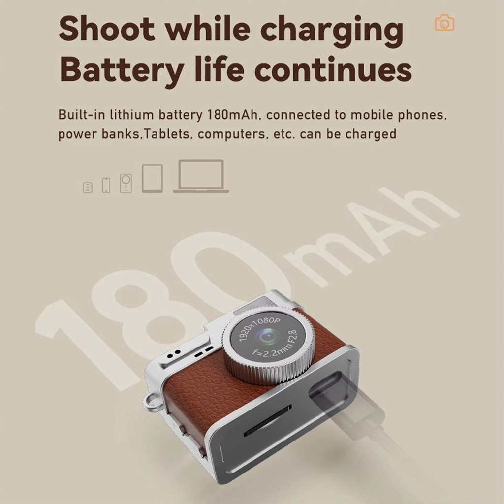 กล้องดิจิตอล mini 32G ขนาด0.96นิ้ว ความคมHD 1080P สำหรับบันทึกวีดีโอ กล้อง video ขนาดพกพา ราคา ถูกที่สุด ดีลบีเคเค แกลเลอรีภาพที่ 6