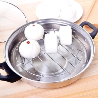Novvia ตะแกรงรองหม้อ ตะแกรงหม้อทอดไร้น้ำมัน ที่รองหม้อ ที่รองกันความร้อน ที่รองหม้อข้าว สแตนเลส
