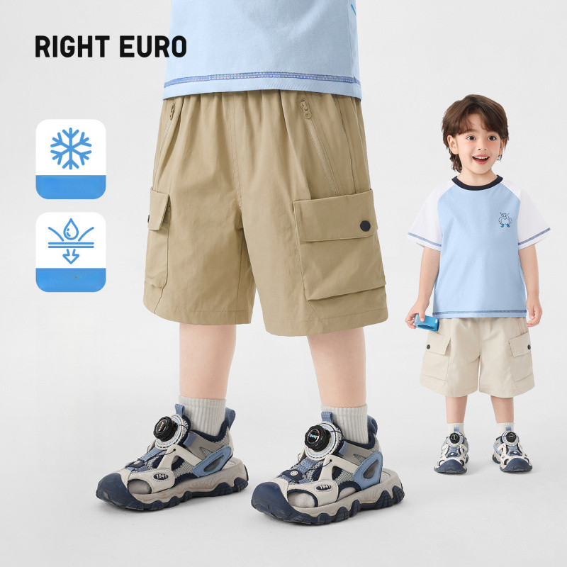 ร้อน กางเกงขาสั้นแห้งเร็วสําหรับเด็กผู้ชายฤดูร้อนสไตล์ใหม่เสื้อผ้าเด็กกางเกงชุดเด็กทารกอินเทรนด์ ยู1