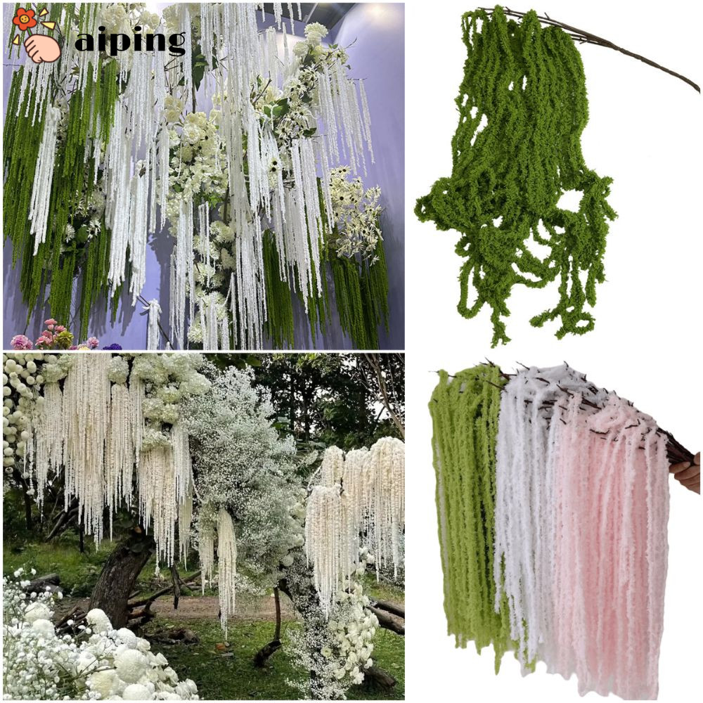 พืชประดิษฐ์ AIPING สี MULTICOLOR แบบ Amaranthus Caudatus สำหรับตกแต่งห้อง