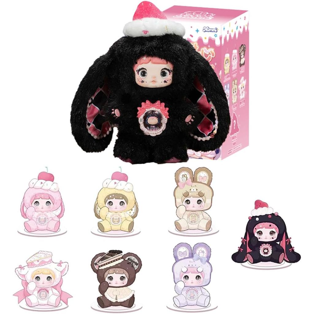 Nommi v7 Sweet Bite Series Plush Blind Box 1PC (1 ใน 7 รูปแบบที่ผิด) ตัวเลขน่ารักของเล่นสะสมของขวัญว