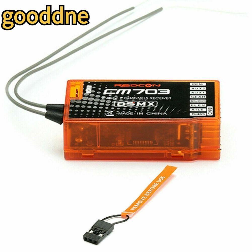 GOODDNE CM703 ตัวรับสัญญาณ, สีส้ม 2.4 Ghz PPM Output Receiver, RC อะไหล่ 7 ช่องพลาสติก 2.4G ตัวรับสั