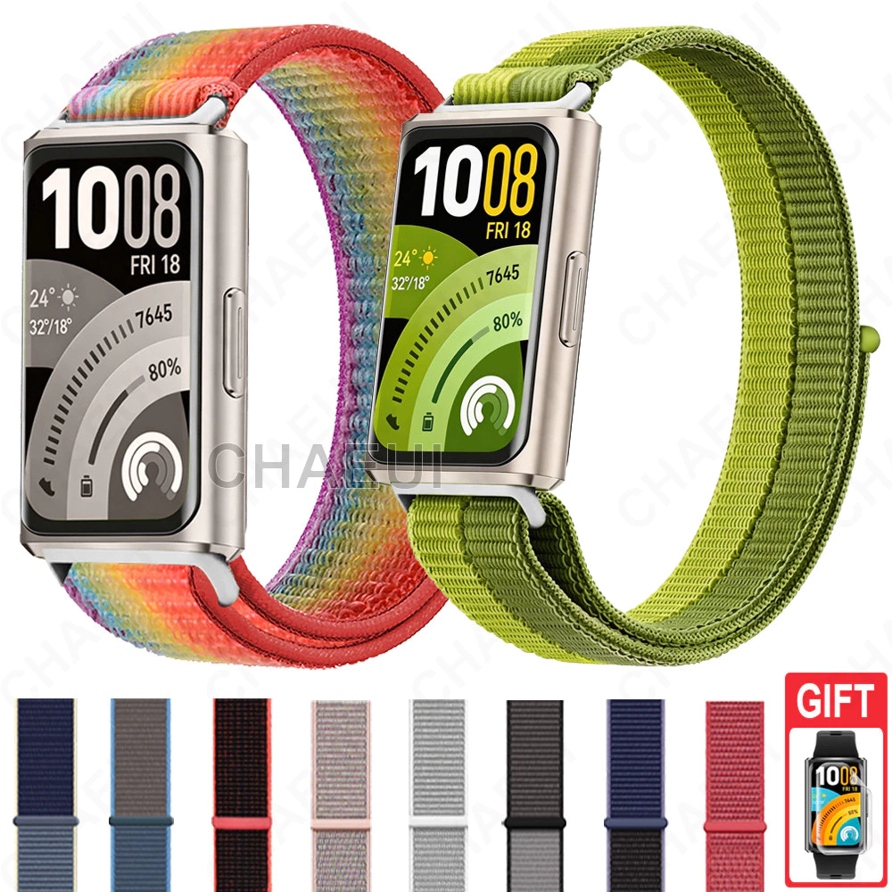 สายรัดไนลอนสร้อยข้อมือสายรัดข้อมืออุปกรณ์เสริมสําหรับ Huawei Band 11 Pro / Huawei Band 11