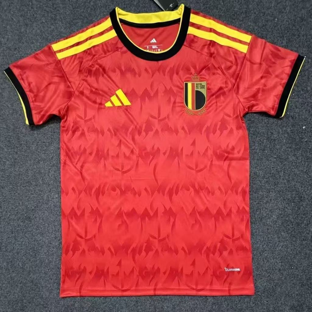 2026 World Cup Belgium Home ปรับแต่ง Jersey – Player Version, ชื่อและหมายเลข, คุณภาพระดับพรีเมียม, S