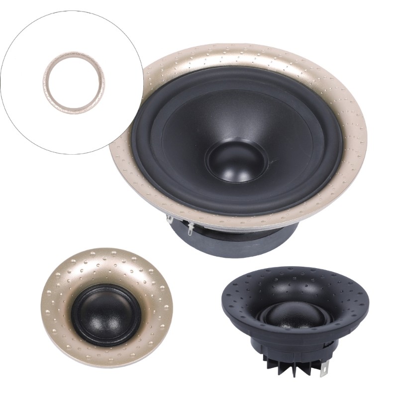 RUN ABS Textured ลําโพง Grille ตกแต่งสําหรับ 3 4 5 6 นิ้ววูฟเฟอร์และทวีตเตอร์