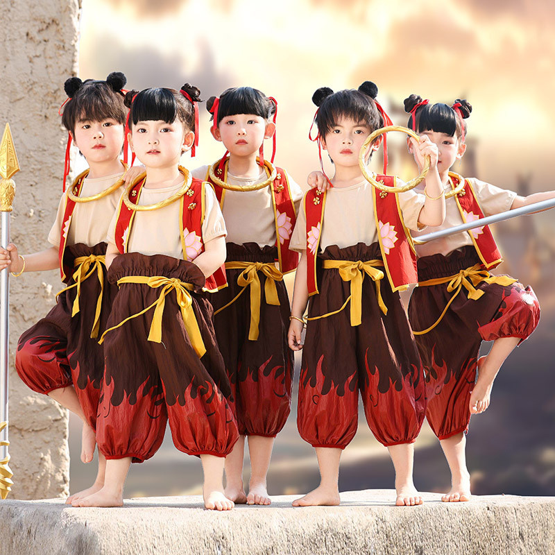 เสื้อผ้าชุด cosplay anime Nezha สำหรับทั้งชายและหญิง