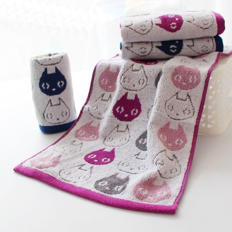 NNJ Preferred Good Things Jielia Class a Pure Cotton Children Towel Small Towel Square Face Towel Ca